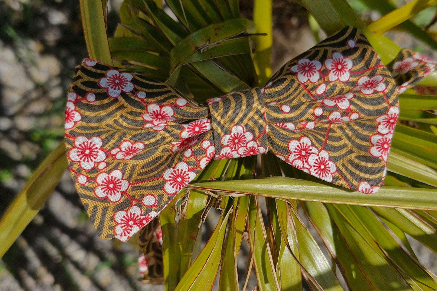 noeud papillon fleurs de cerisiers