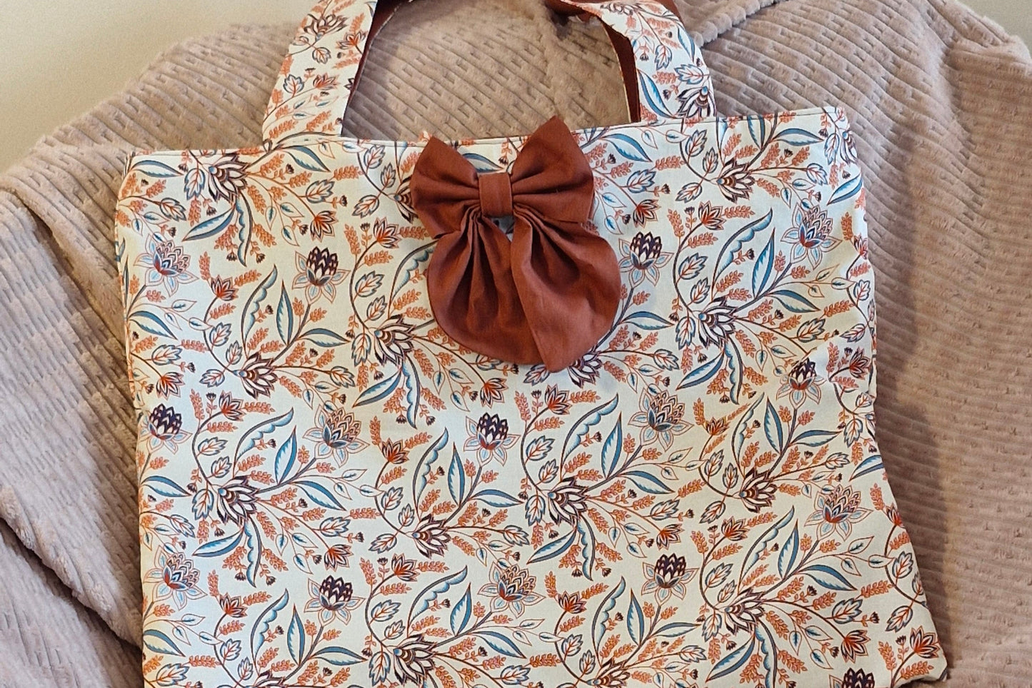 sac cabas réversible noeud