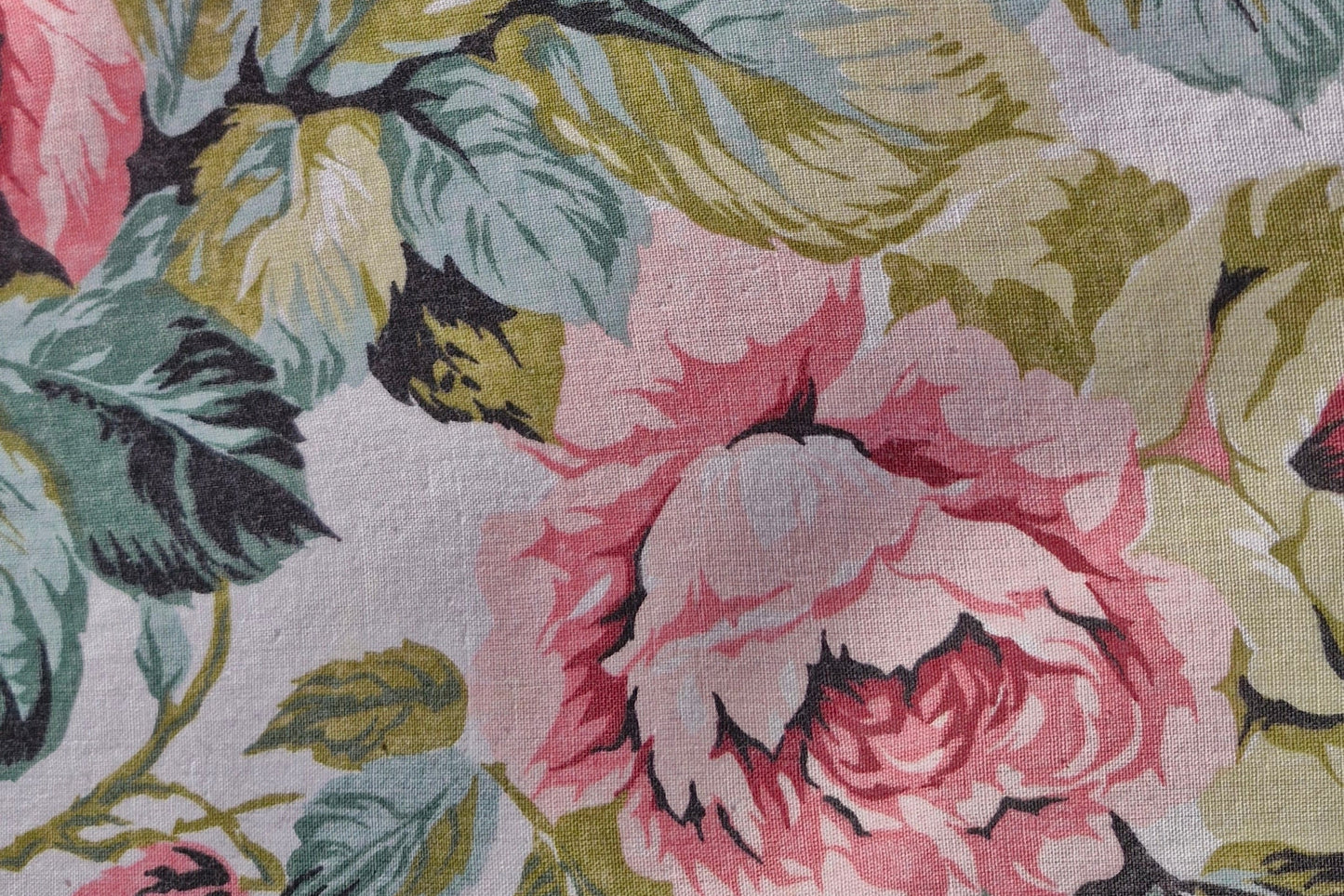 vintage flower tissu