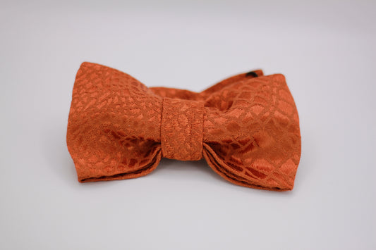 Nœud Papillon Jacquard Orange